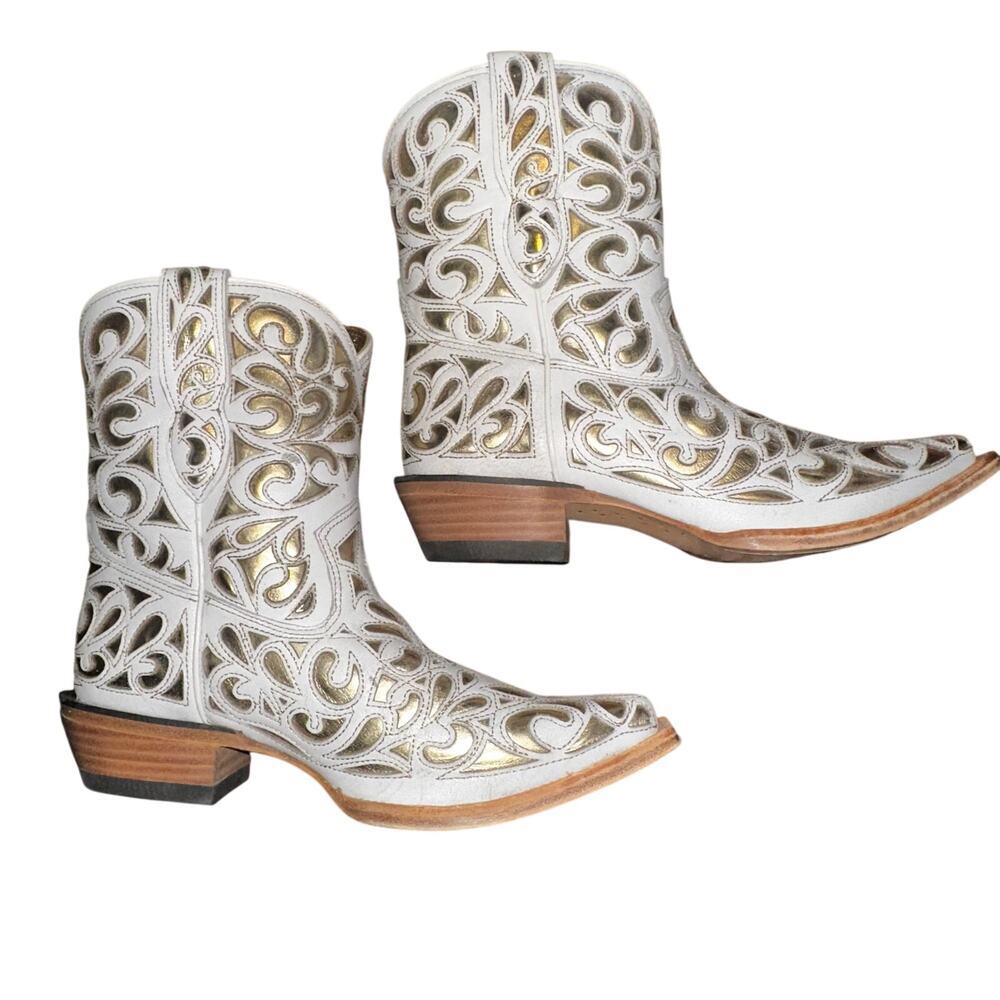NWOB ARIAT WOMEN'S VALENTINA WESTERN BOOTIES - SNIP TOE Sz 7 - Picture 7 of 16